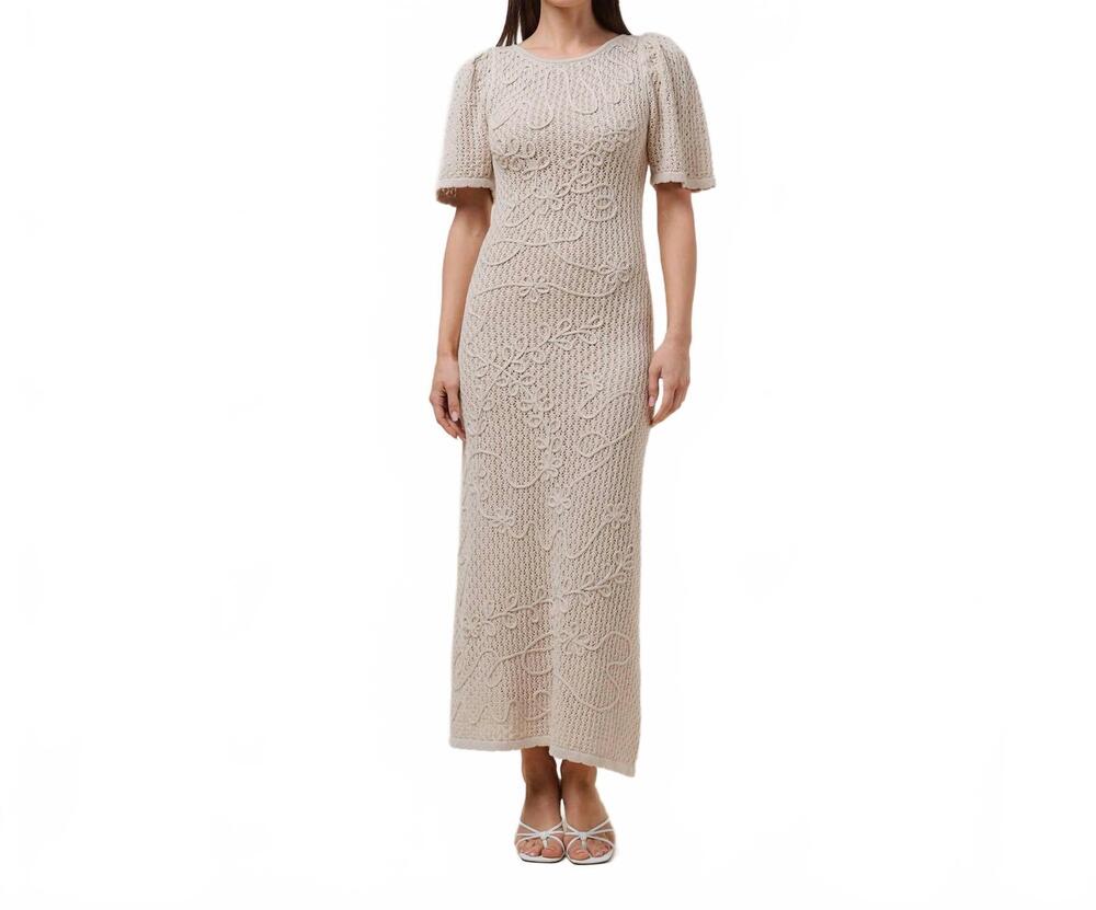 NEW ABLE the sommelier dress in natural